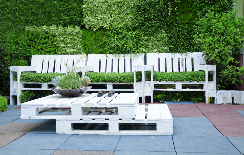 style récup jardin